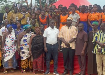 Dr Gideon Boako empowers 2,200 Tano North SHS candidates, pledges full boarding kits