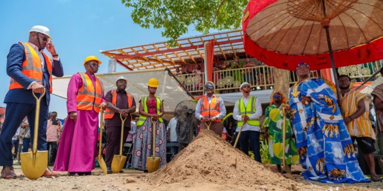 dti breaks ground on 28m berekuso campus to transform skills training in ghana