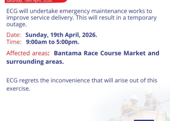 ECG announces emergency maintenance in Ashanti Region