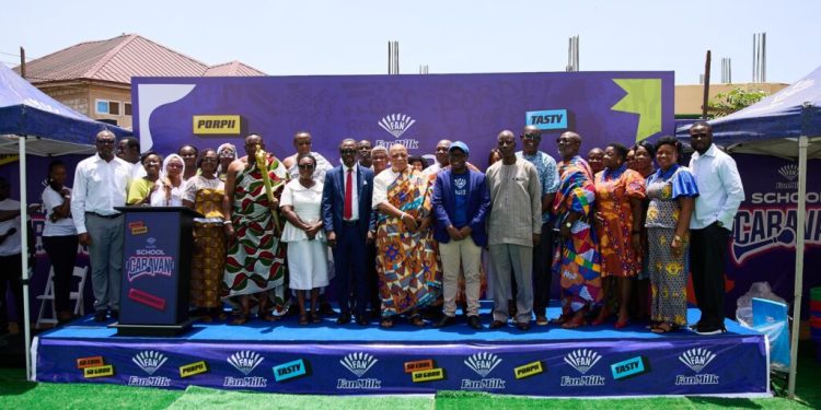 fanmilk ghana rewards top schools commissions ict lab for quaye nungua r c basic