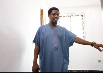 Former Western North Minister Joojo Rocky Obeng donates Police holding facility to boost security in Aowin enclave