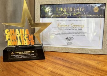Ghana Fintech Architect Kwame Oppong Agyapong clinches top industry honour