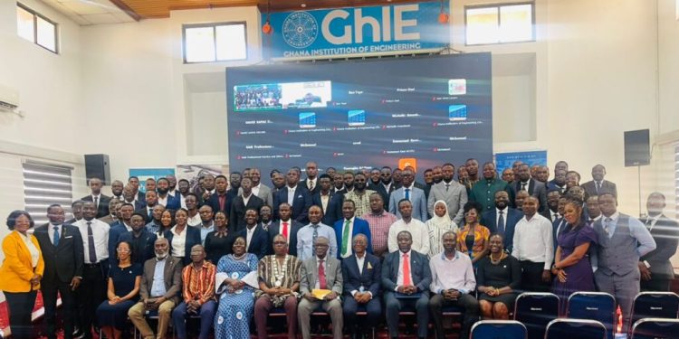 ghie inducts 194 professional engineers calls for higher standards in infrastructure delivery