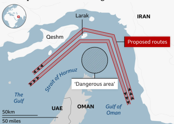 Iran says Strait of Hormuz is ‘open’ but tracking shows few ships moving