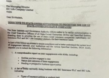 MISLEADING! SIC MD’s claim that SIGA encouraged State Insurance placements refuted by a letter directing SOEs