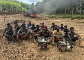 NAIMOS cracks down on illegal miners in Cape Three Points forest raid