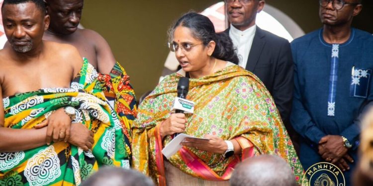 opemsuo wheat asantehene blesses landmark project to end ghanas 450m import addiction