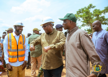 President Mahama urges quality work on Bimbilla 24-hour market project