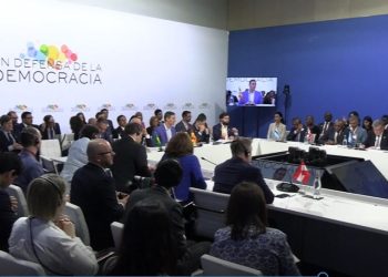 Vice President attends Global Democracy Forum in Barcelona