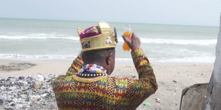 when the sea comes home traditional priest watches sea swallow his 30 year old shrine at labadi