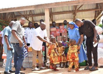 Regional minister marks birthday with donation to Jirapa St. Joseph Orphanage