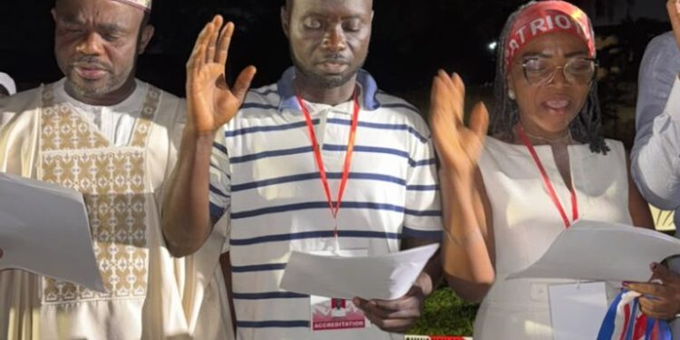 Suame NPP elects constituency executives peacefully; MP John Darko congratulates winners 1 suame npp elects constituency executives peacefully mp john darko congratulates winners