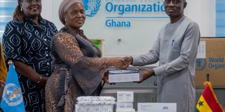 ghs receives emergency health kits 600 cholera tests after june floods